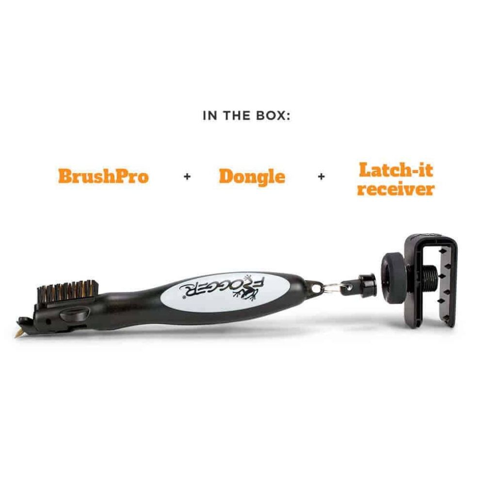 Frogger BrushPro Latch-It Golf Brush